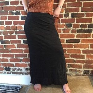 Soft, stretchy maxi skirt